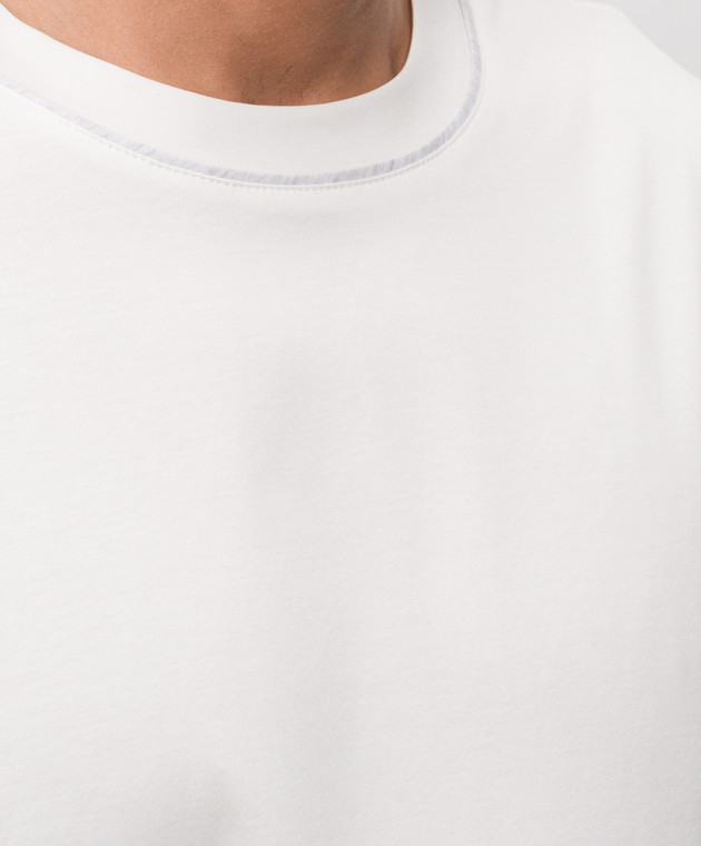 Brunello Cucinelli Белая футболка M0B131356P изображение 5