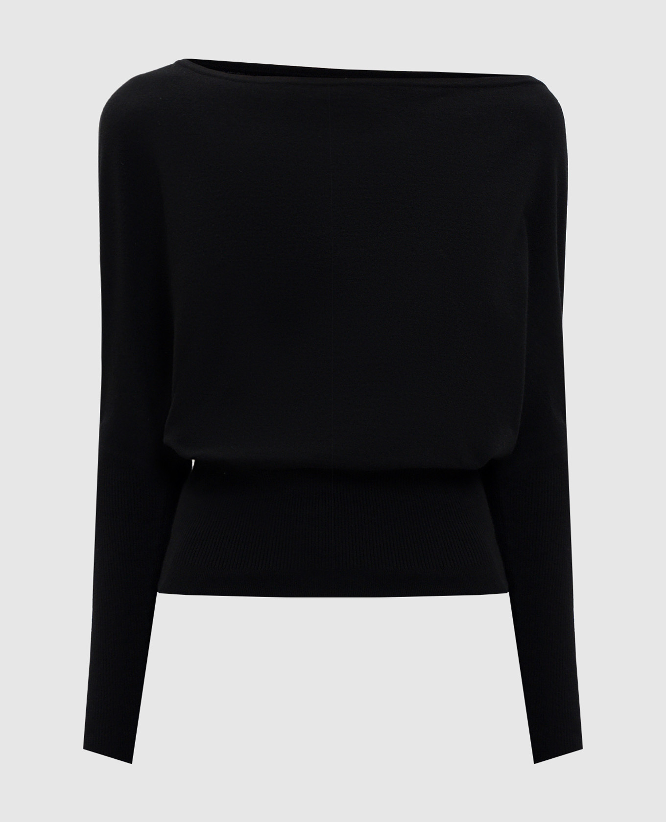 Черный джемпер Lavina с шерстью