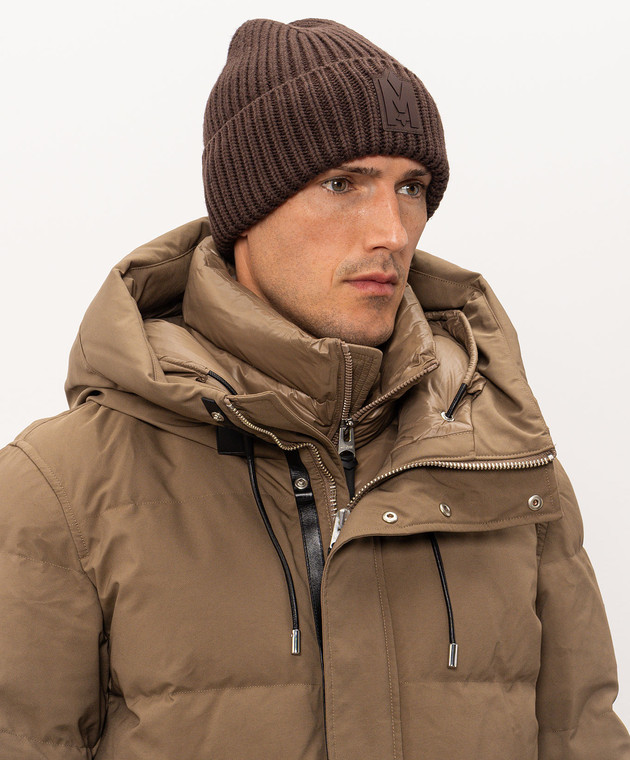 Mackage Коричнева шапка з вовною JUDEMZ зображення 2