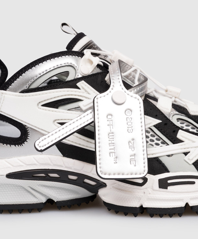 Off-White Серые комбинированные кроссовки Be Right Back OWIA28LS26FAB001 изображение 5