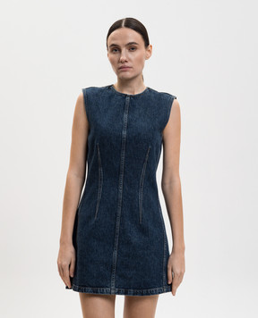 AGOLDE Синее джинсовое платье-мини Hiatus A20006B1206