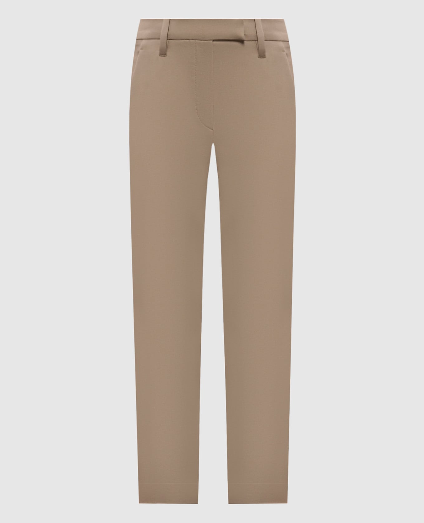 

Брюки бежевого цвета, Бежевый, Укороченные брюки