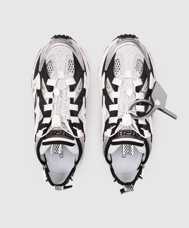 Off-White Серые комбинированные кроссовки Be Right Back OWIA28LS26FAB001 изображение 4