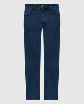 Stefano Ricci Сині джинси з монограмою логотипа MST61B2030T0217