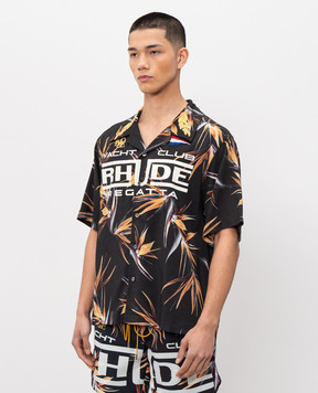Rhude Черная рубашка REGATTA CLUB RHPS26SR03071