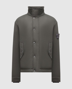 Stone Island Серая куртка с шерстью K2S154100070S0F24