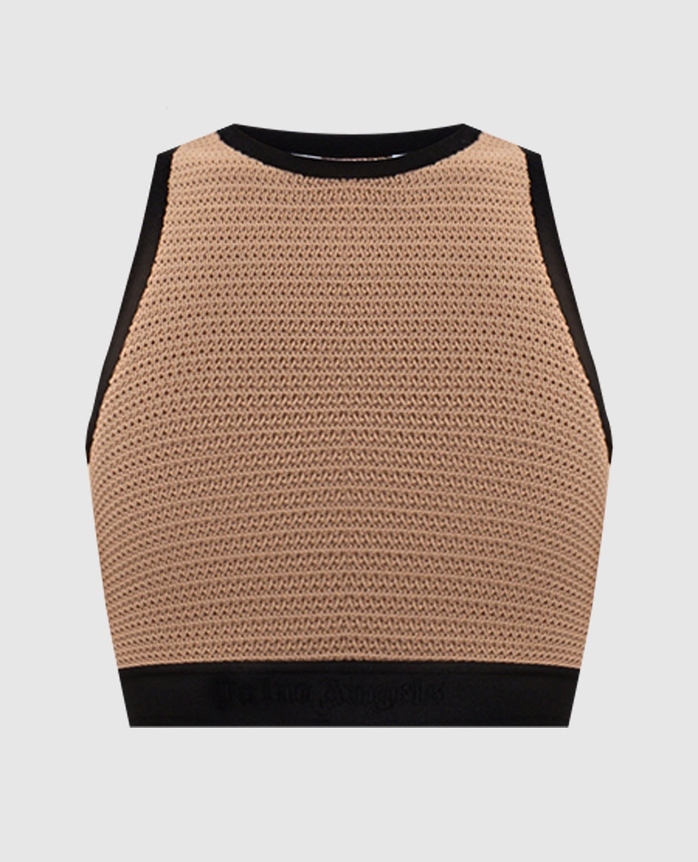 

Коричневый топ с логотипом, Топы