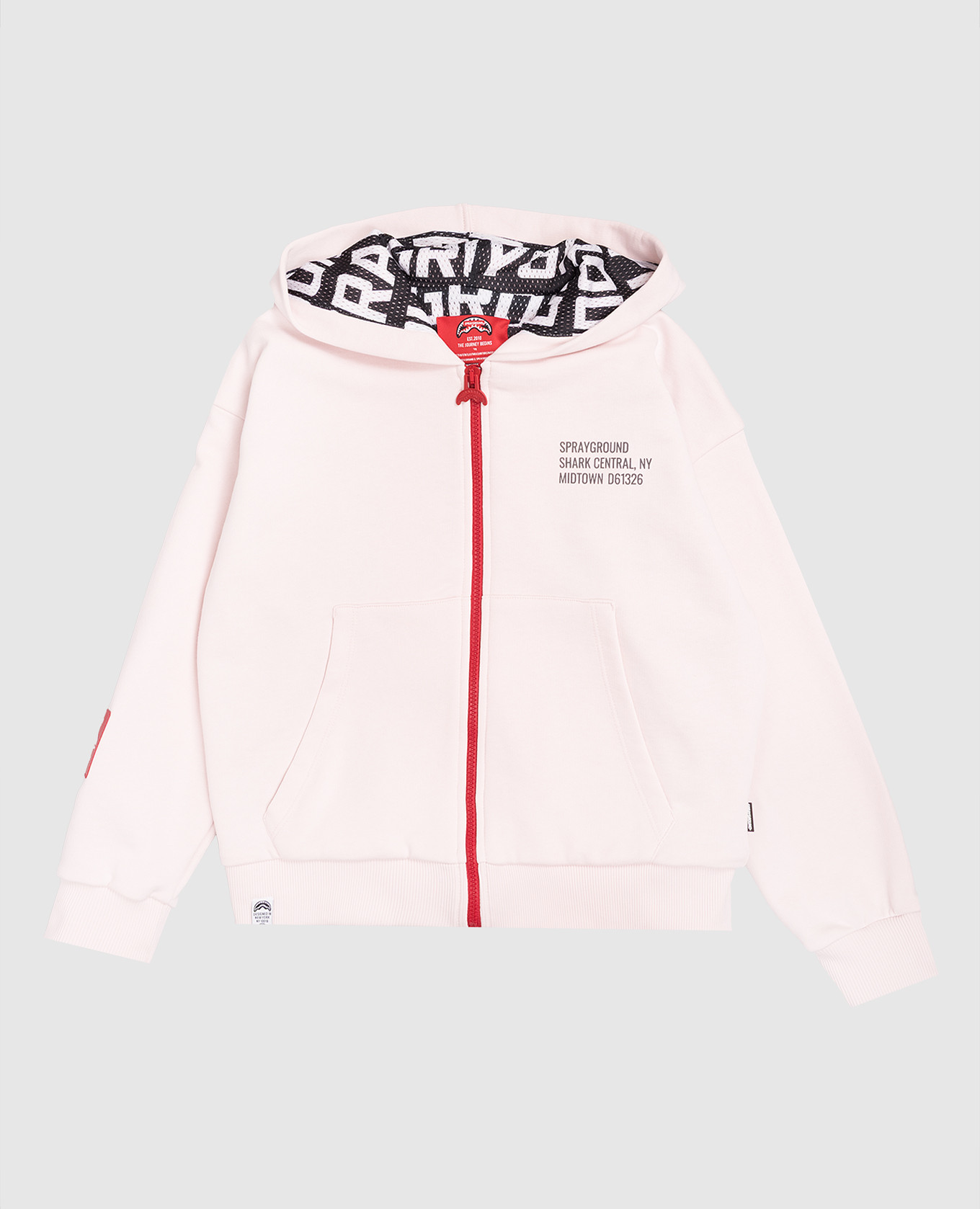 

Детская розовая спортивная куртка Shark, Розовый, Спортивные куртки