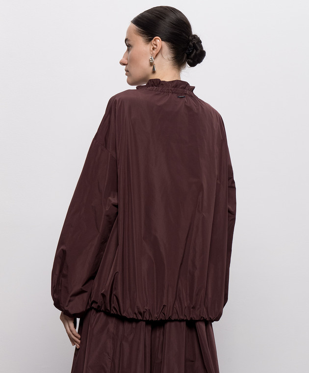 Max Mara Бордовая куртка ONDE SMMONDE изображение 4