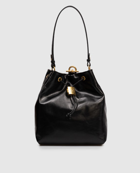 Balmain Черный кожаный рюкзак Pulse GN1GE036LMTE