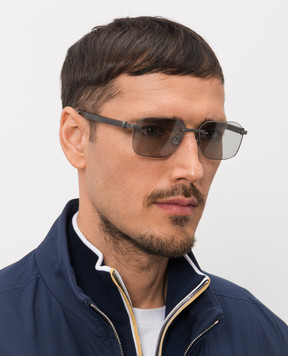 Brunello Cucinelli Серые очки с титаном MOCSTEMV21