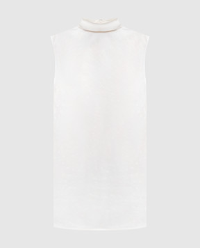 PROENZA SCHOULER Білий топ Taryn у візерунок WL2614615BY347