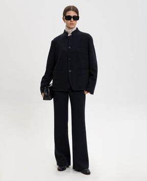 Loro Piana Синяя куртка Spagna из кашемира FAN9004sh