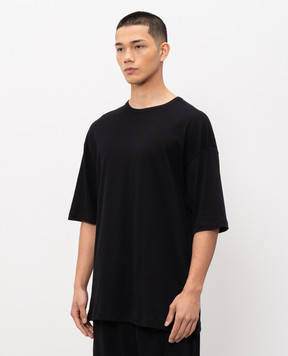 Ann Demeulemeester Черная футболка The Solitaty One B0013912FA206