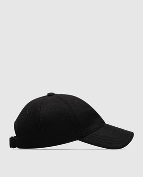 Saint Laurent Чорна кепка з вовни A005BB3YV08