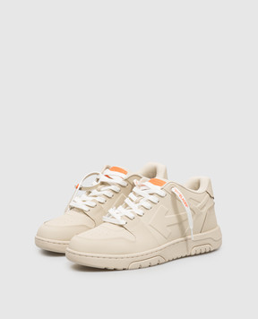Off-White Бежевые кроссовки Out of Office Molded OF05732272