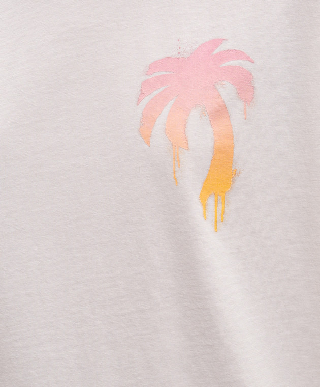 Palm Angels Белая футболка I Love PA PWAA07BS26JER004 изображение 5