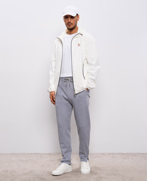 Brunello Cucinelli Серые спортивные штаны MW8633263G