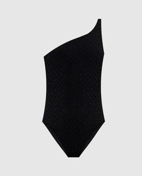Missoni Чорний купальник на одне плече з люрексом MC22SP04BR014R