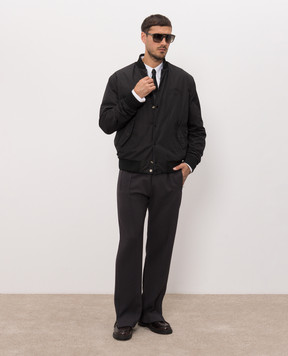Balmain Двосторонні бомбер з вишивкою логотипа HH1TFA27XM25