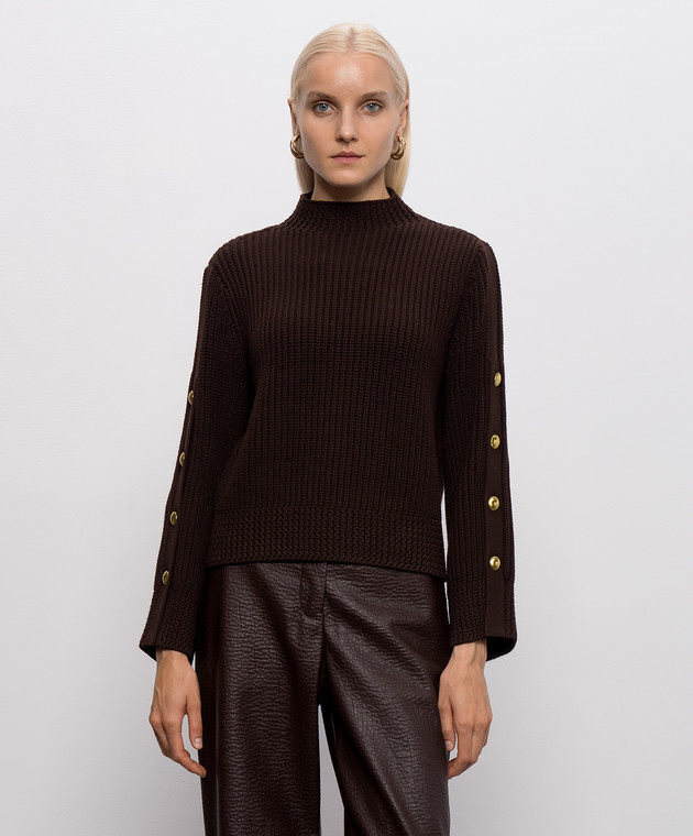 Twinset Коричневый свитер 262TP3170 изображение 3
