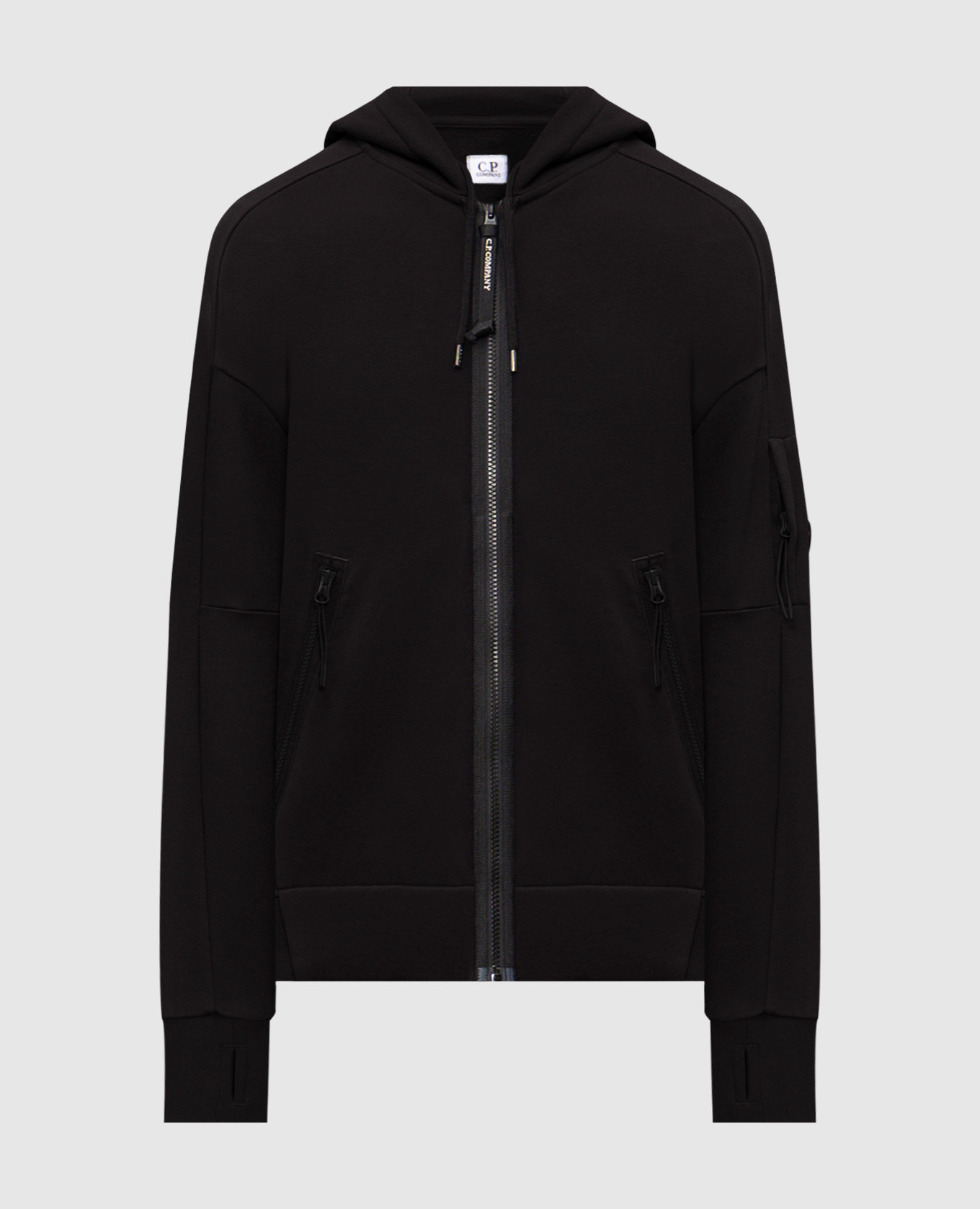 Черная спортивная куртка с логотипом патча