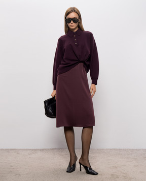 3.1 Phillip Lim Фіолетова сукня-поло F26170649UMC