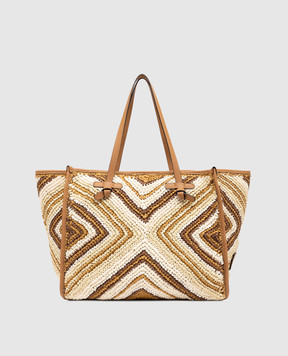 Gianni Chiarini Плетена сумка-тоут Marcella у візерунок BS6850COMMESIR