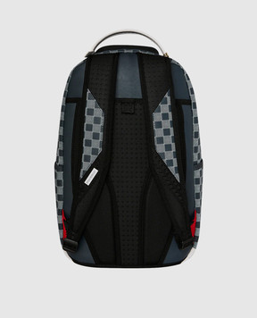 Sprayground Детский серый рюкзак OPTIX GRID 910B8737NSZ