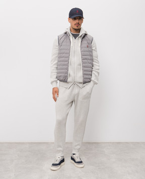 Brunello Cucinelli Сірі джогери M29201019G