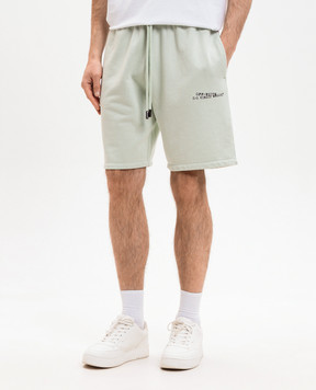 Off-White Зелені шорти з принтом логотипа 44MCI013S26F00B