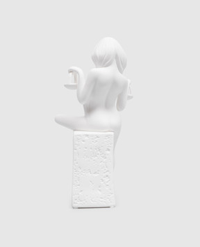 Palais Royal Декоративная белая фарфоровая статуэтка Zodiac Libra woman 4510