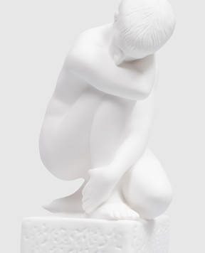 Palais Royal Декоративная белая фарфоровая статуэтка Zodiac Virgo man 4521