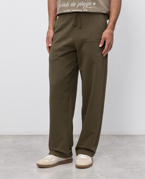 Balmain Спортивные брюки цвета хаки GH0PQ436BD10