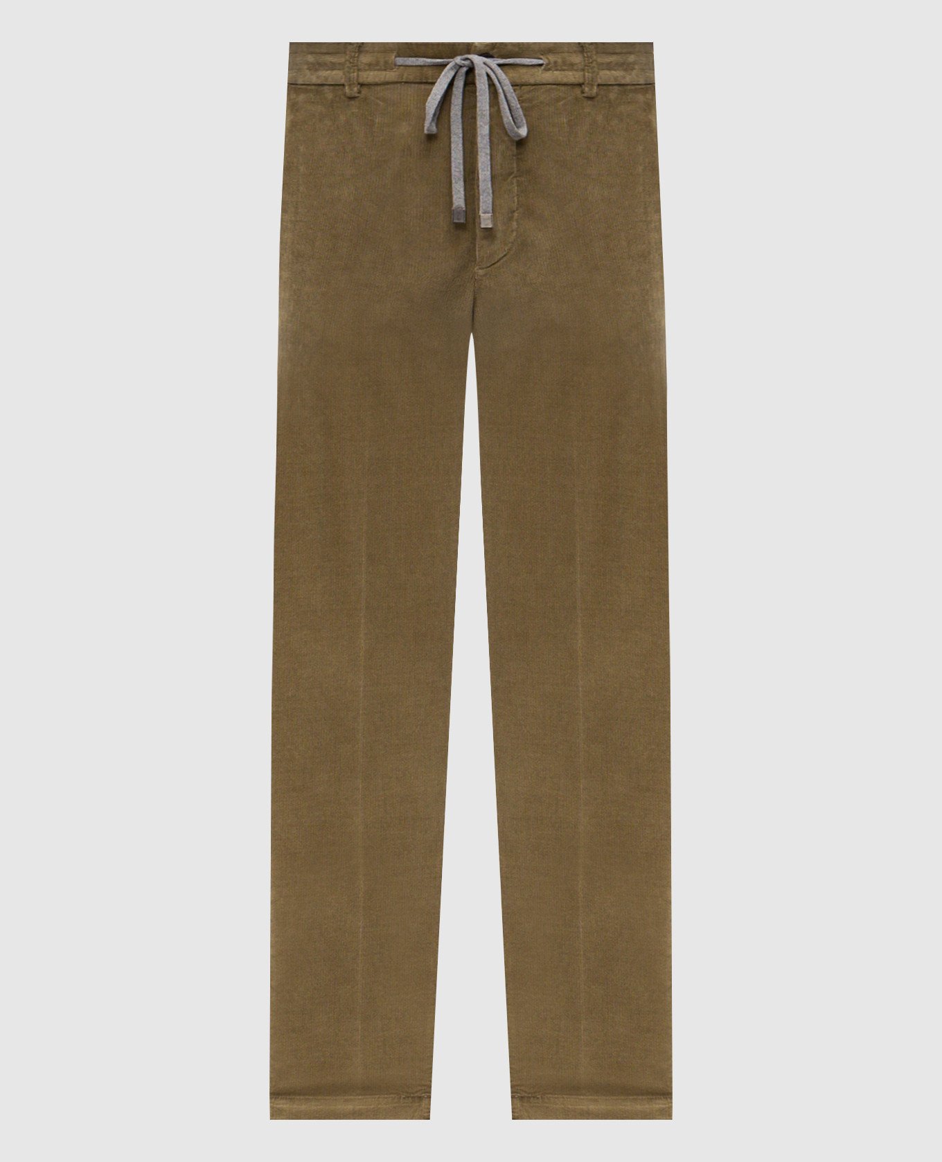 Вельветовые брюки цвета хаки