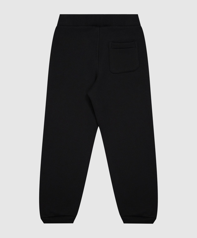 Ami Paris Детские черные спортивные штаны KTR928JE0269 изображение 2