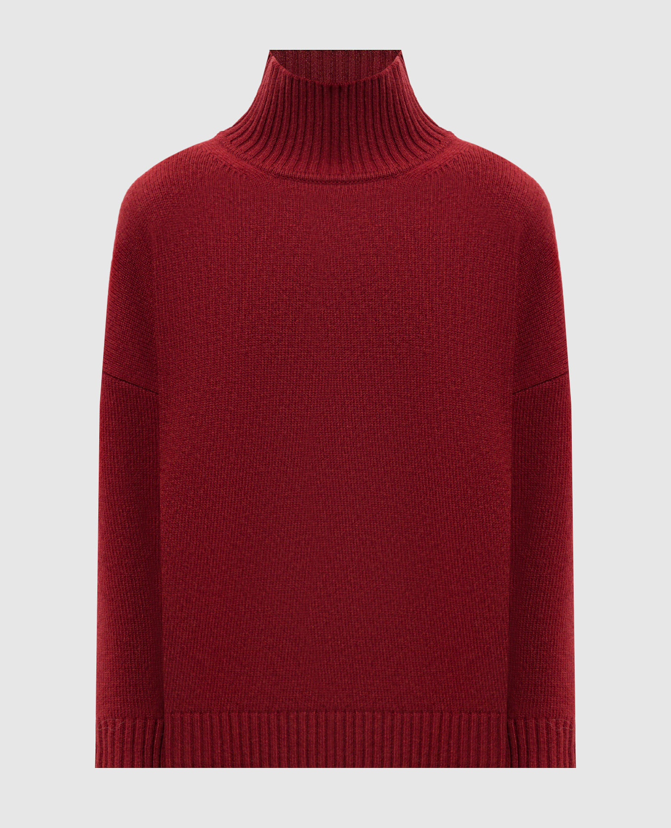 Burgundy BORGIA wool sweater Max Mara Weekend