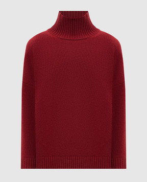 Max Mara Weekend Бордовый свитер BORGIA из шерсти BORGIA