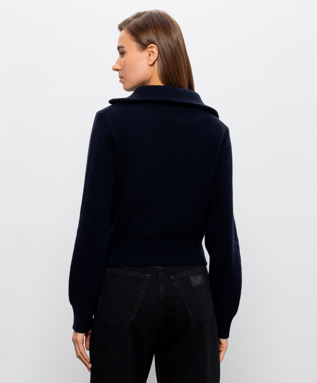 Maison Margiela MM6 Темно-синій светр з вовною S62GL0038M13349 зображення 4