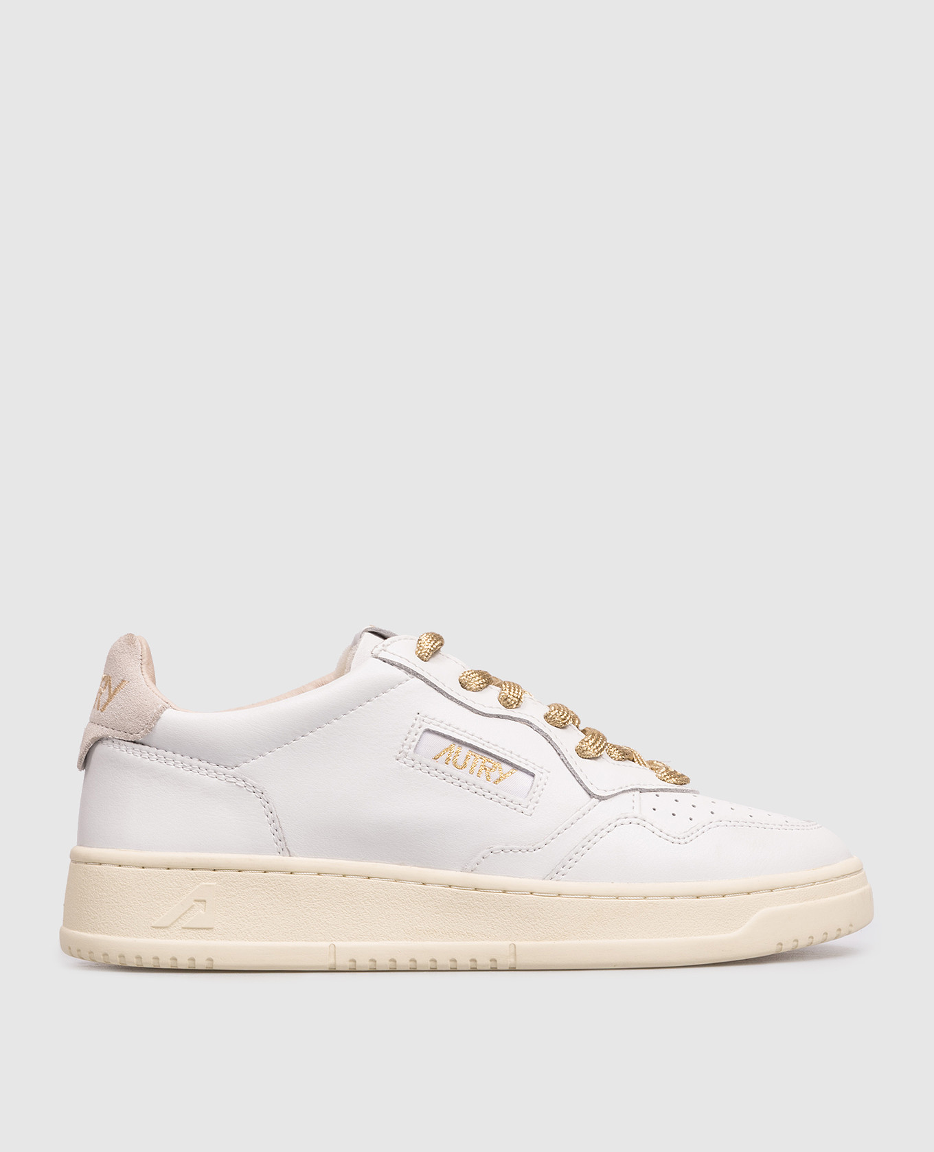 

Белые кожаные кроссовки Medalist с люрексом, Белый, Кроссовки