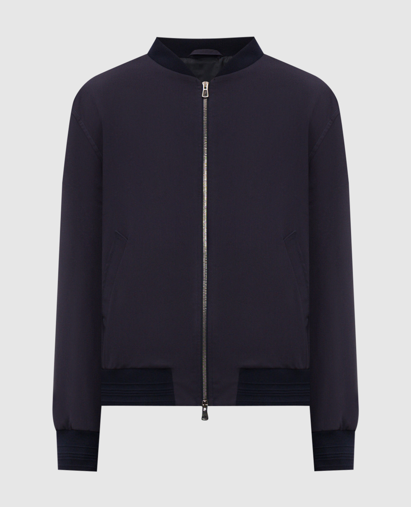 

Синий бомбер с шелком, Бомберы