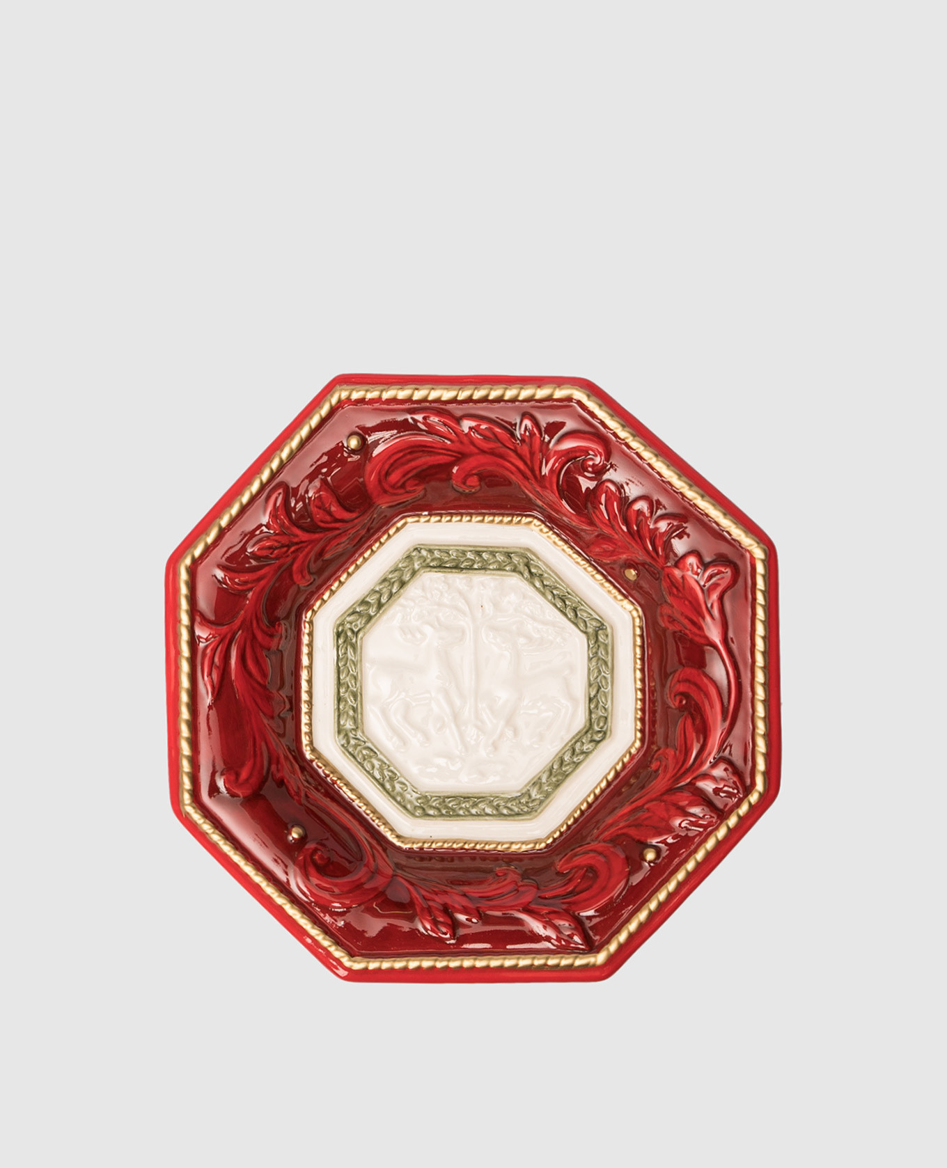 

Керамическая красная тарелка для закусок, Красный, Посуда