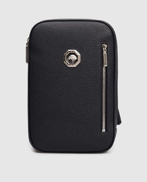 Stefano Ricci Синяя кожаная сумка-слинг с эмблемой ND200PVD