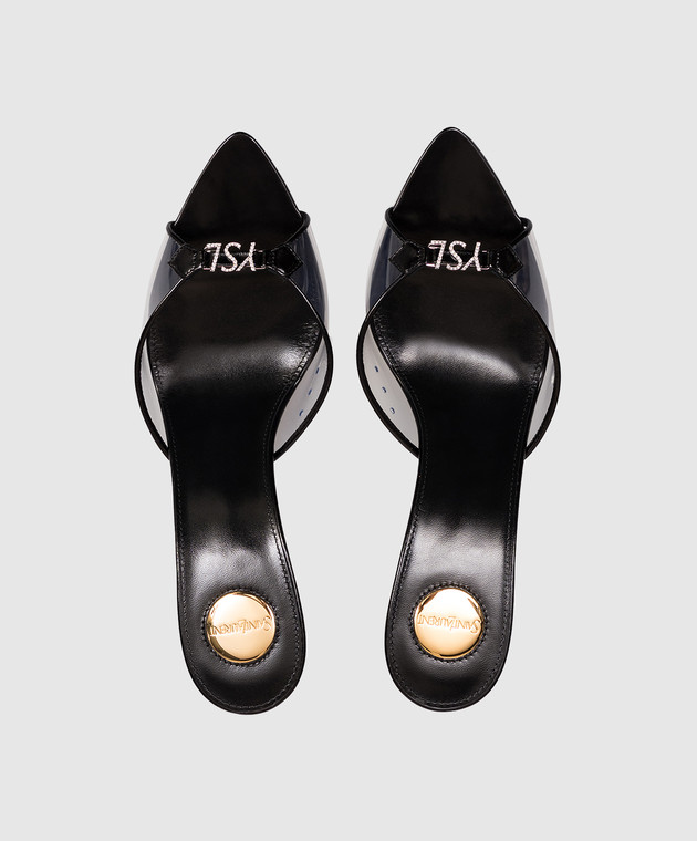 Saint Laurent Мюли JERRY с кристаллами 8696641F4AD изображение 4