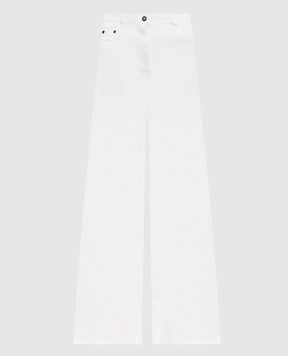 Masnada Білі штани з рамі 8053