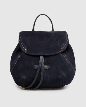 Gianni Chiarini Синій замшевий рюкзак Violette BS12238CMPL