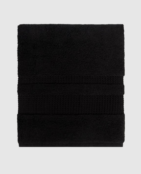 Hamam Чорний махровий рушник для рук PERA PERAHANDTOWEL