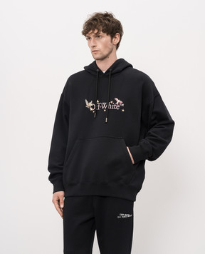 Off-White Черные худи с принтом Dream Arrow 44MBB085Z26F003