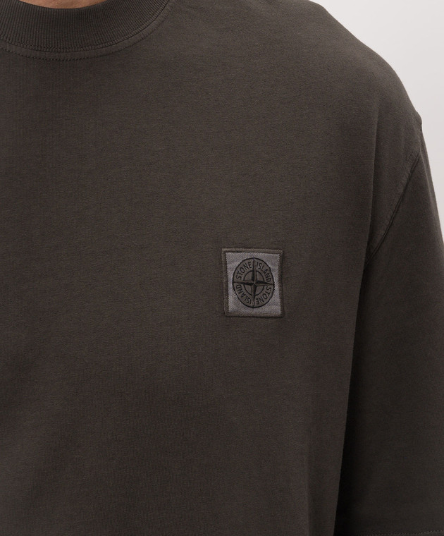 Stone Island Футболка кольору хакі L2S152100030S0500 зображення 5