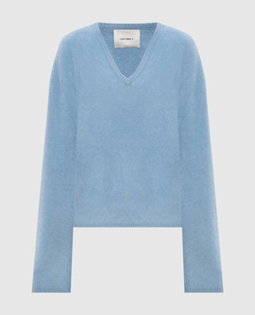 LISA YANG Синий пуловер Margareta из кашемира 2023315
